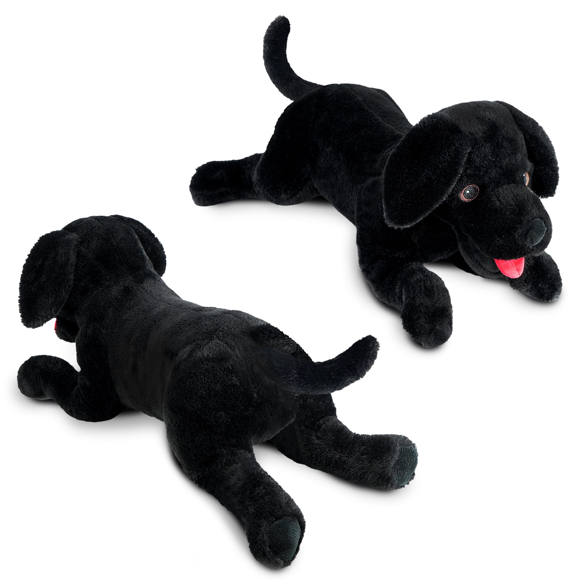 LotFancy plush features embroidered eyes and nose for safety and durability.
