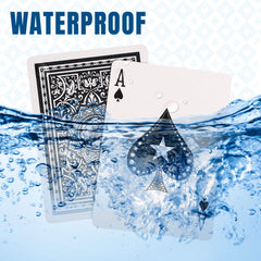 LotFancy frosted backing provides a comfortable grip for easy shuffling.