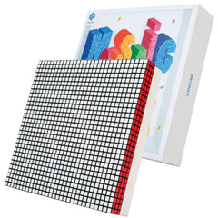 LotFancy GAN Mosaic Cubes 10x10 set with 100 mini cubes for engaging brain-teasing play.