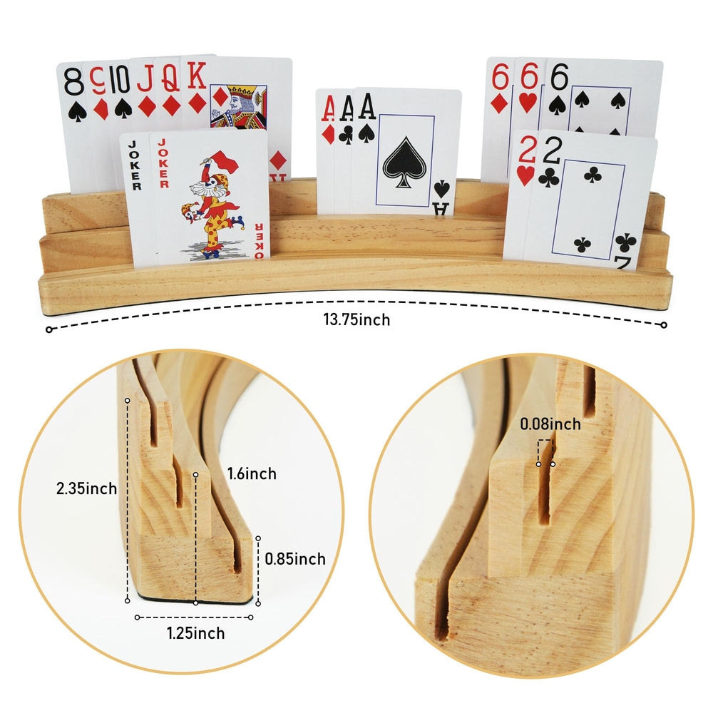 LotFancy hands-free card rack ideal for seniors and players with arthritis