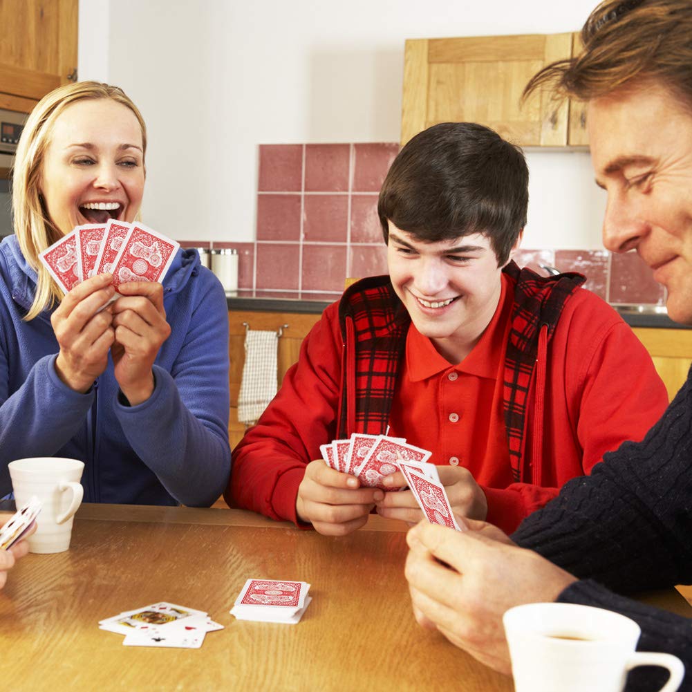 LotFancy plastic-coated decks deliver a durable, smooth shuffling feel