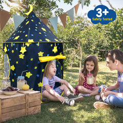 LotFancy tent measures 53 inches tall by 41.3 inches diameter