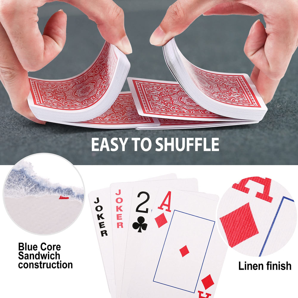 LotFancy black-back jumbo index cards with clear contrast