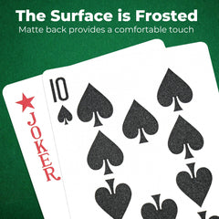 LotFancy poker-size standard-index cards laid out for play