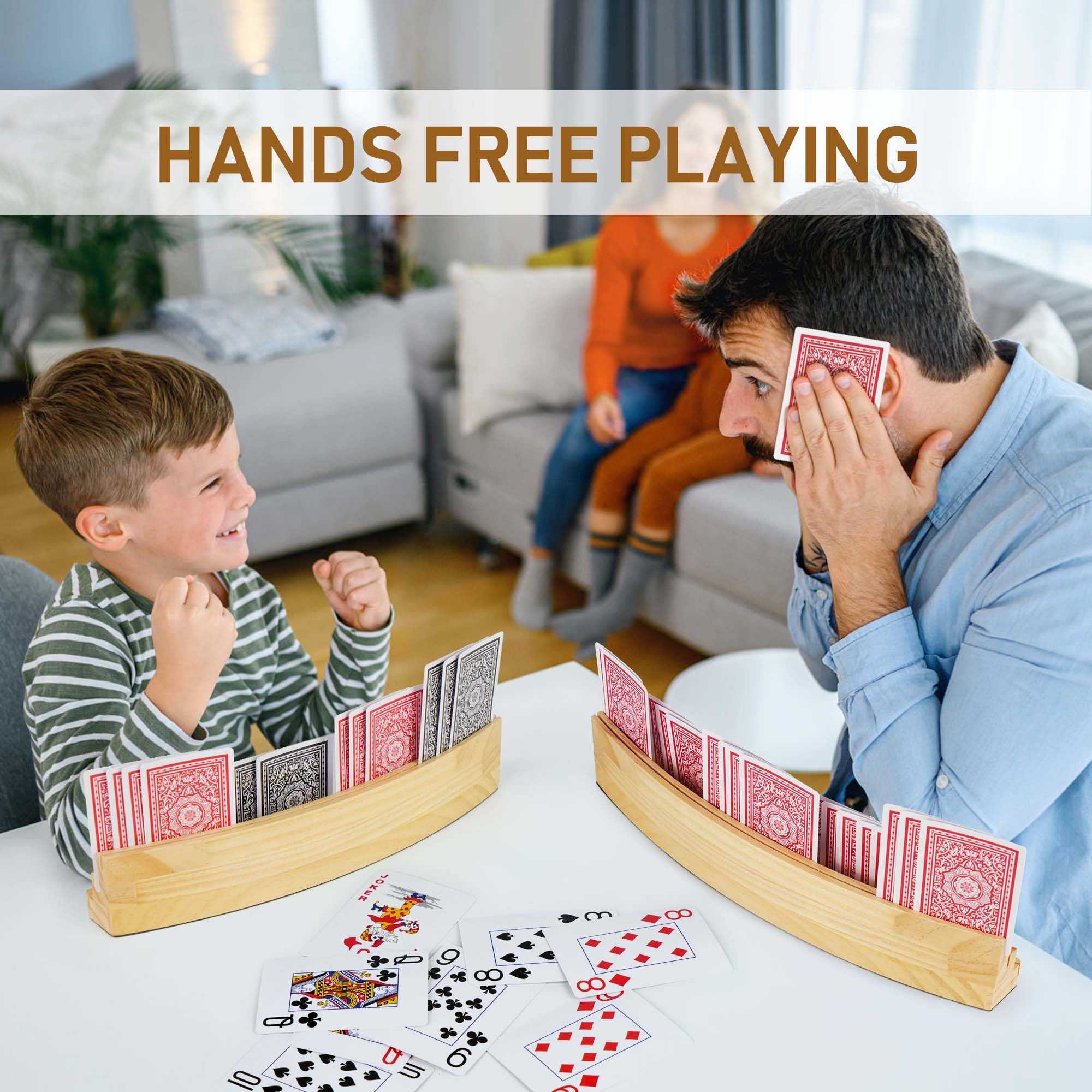 LotFancy smooth-sanded finish protects tabletops during game night