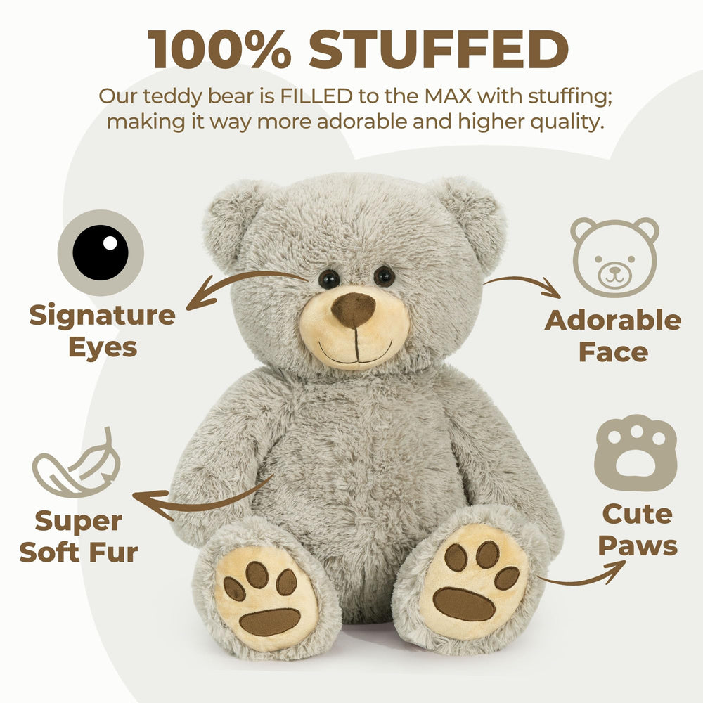 LotFancy soft plush fur offers gentle touch during playtime and naps.