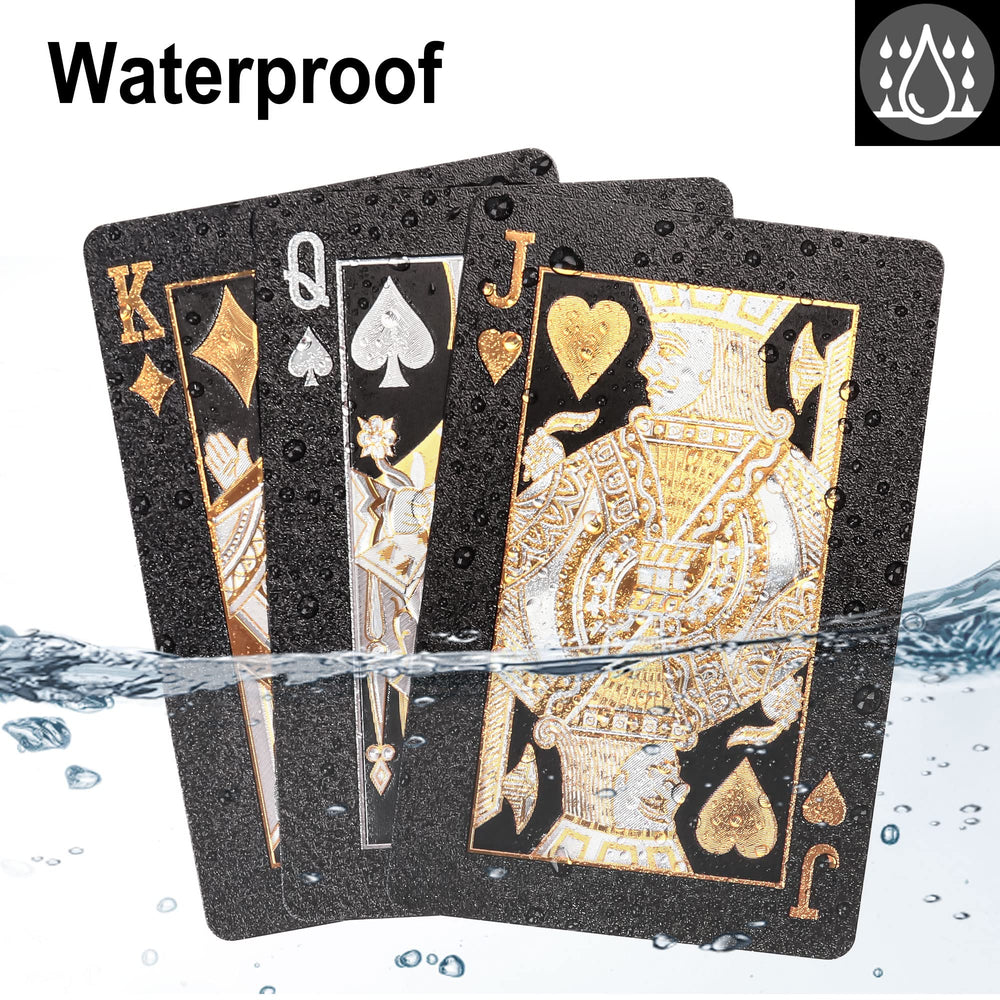 LotFancy waterproof playing cards suitable for poolside and outdoor use