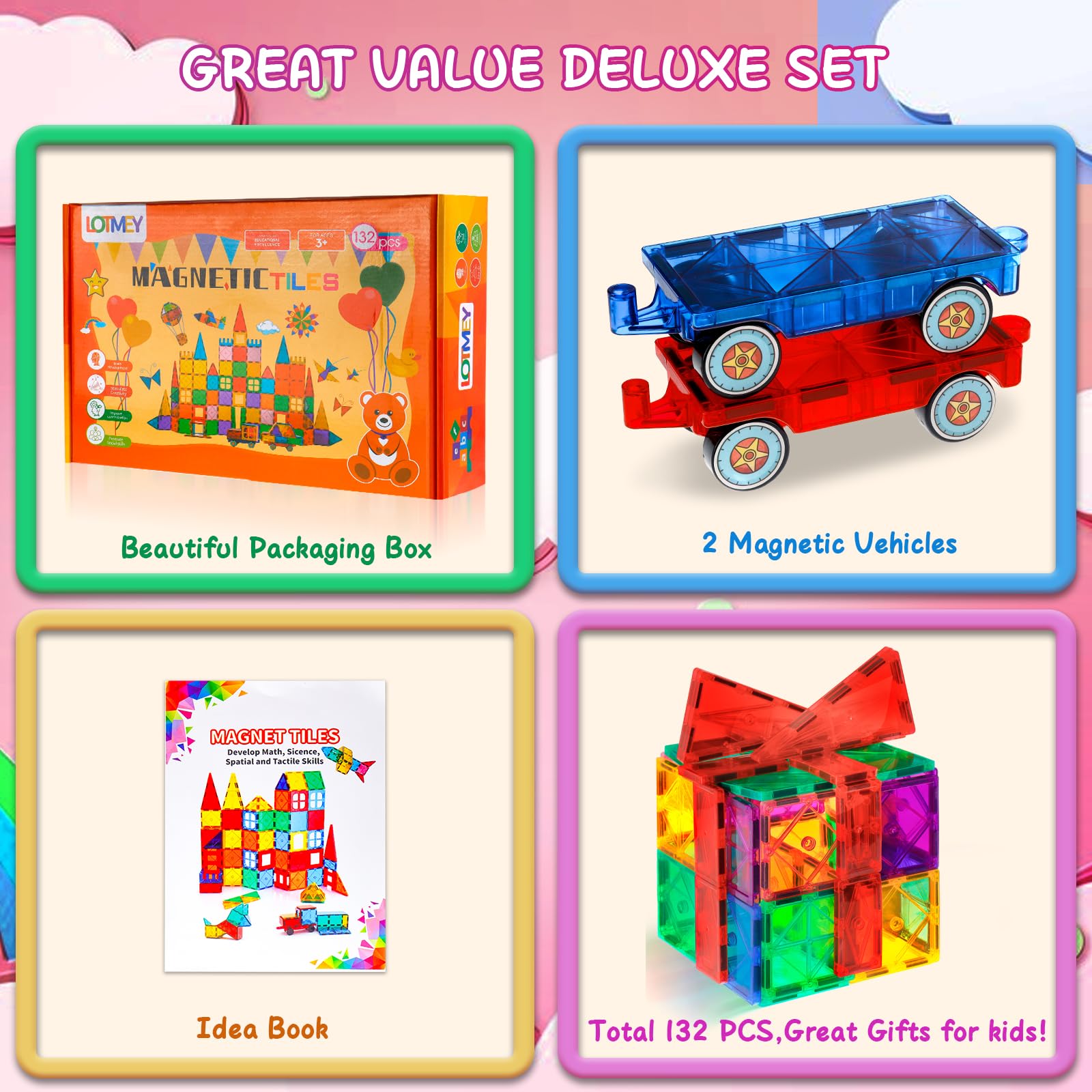 Lotmey magnetic tiles support STEM exploration through hands-on building