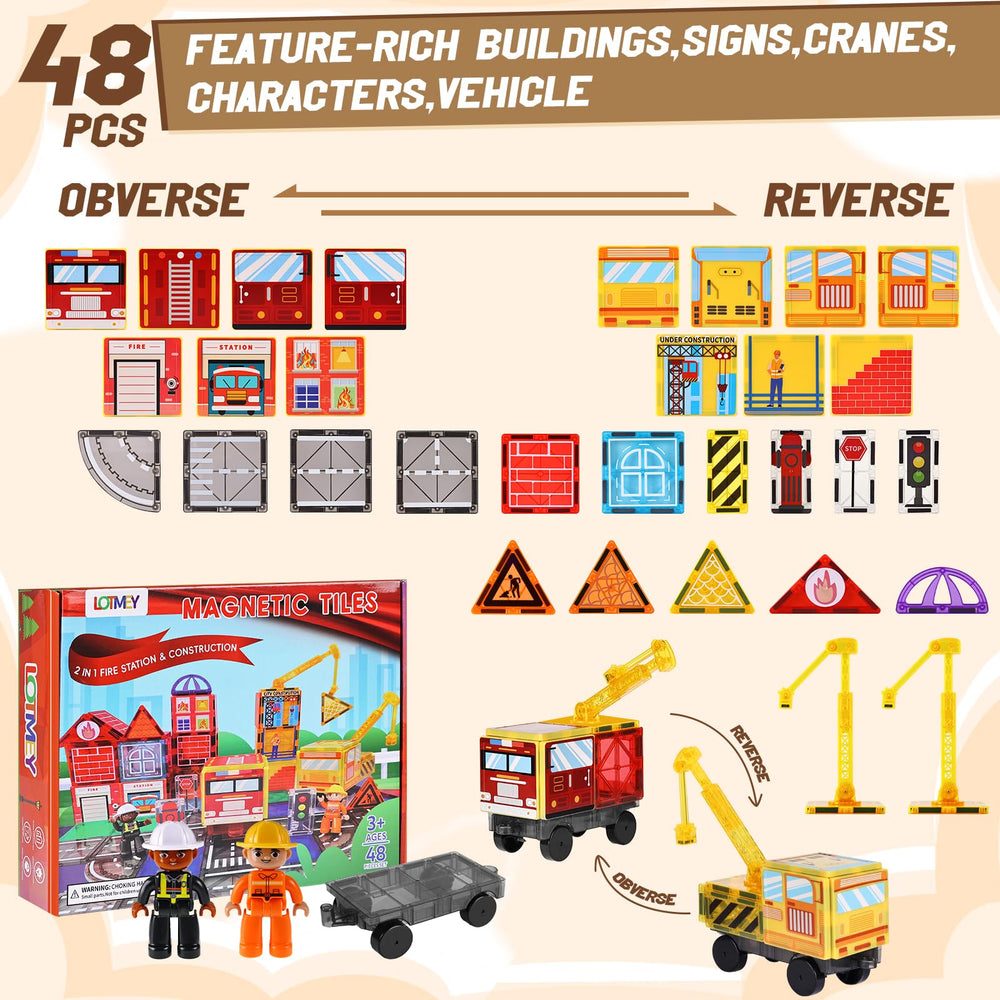 Lotmey durable ABS magnet tiles deliver lasting fun with strong magnets and safe construction.