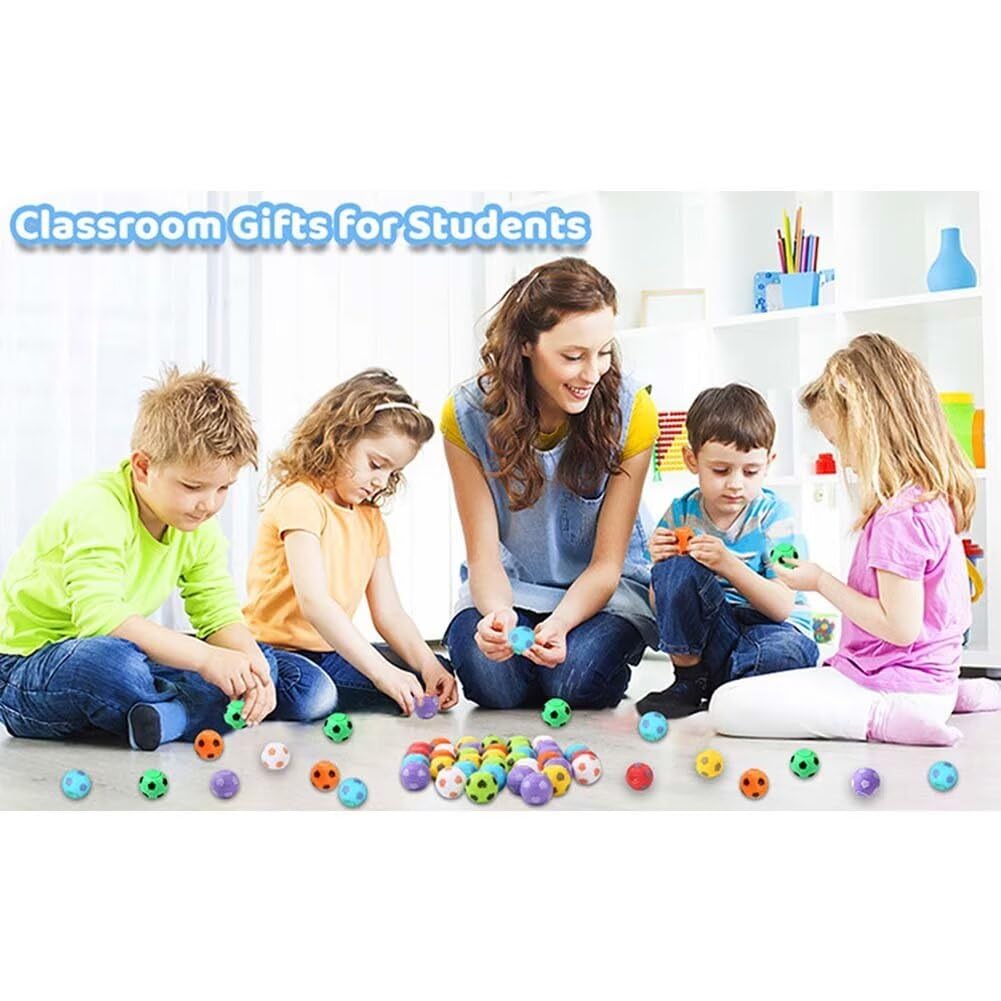 Lotofwow soccer ball spinner setup for party decor and stocking stuffers.