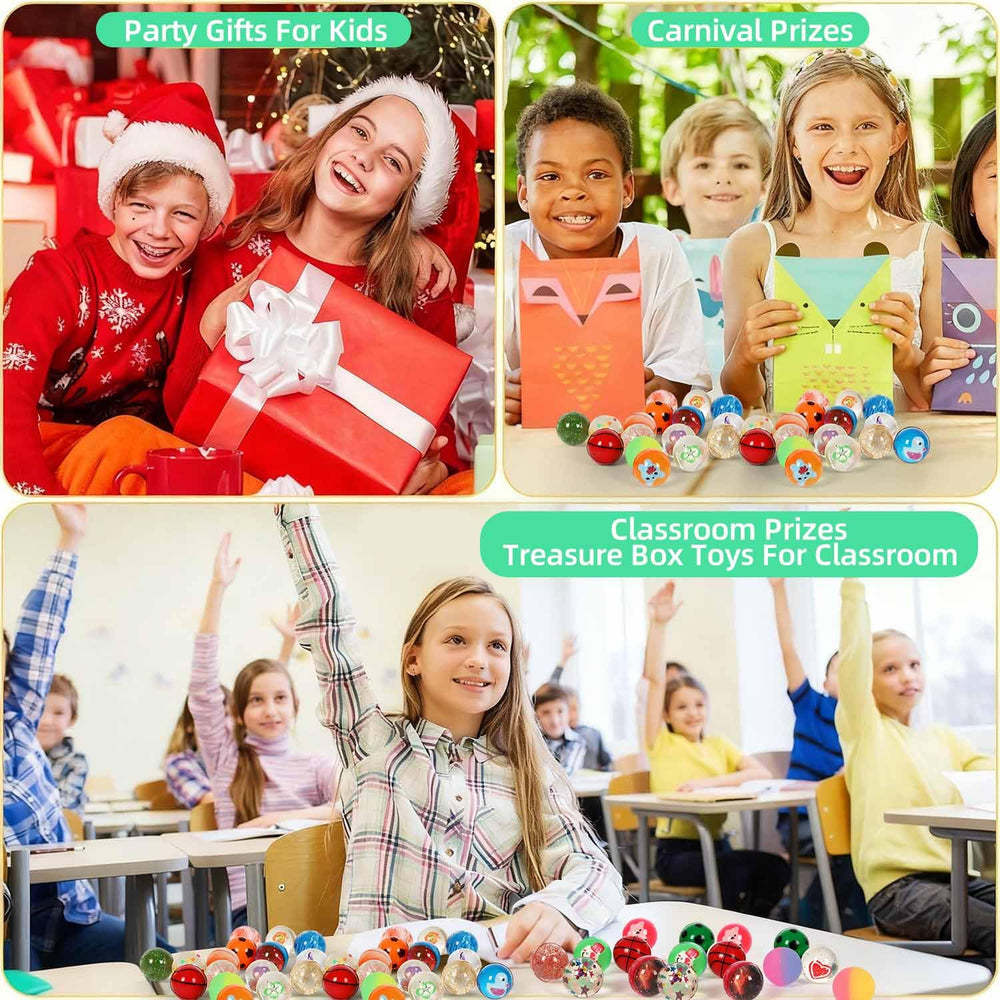Lotofwow party-favor bouncy ball adds color and bounce to celebrations.