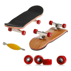 Lottoyday fingerboard deck red for portable mini skating at home