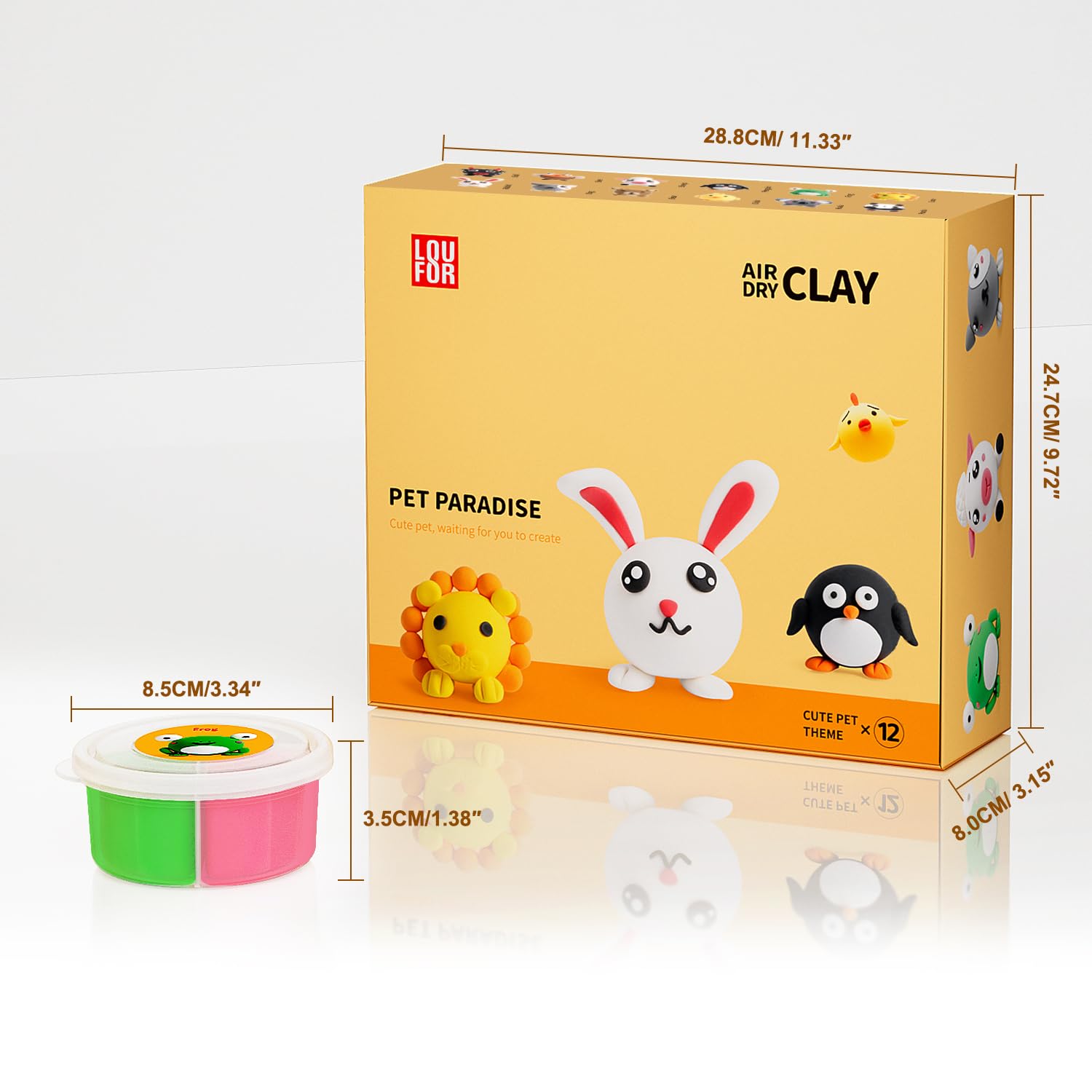 12-box system highlights versatility for school projects, parties, and home crafts.