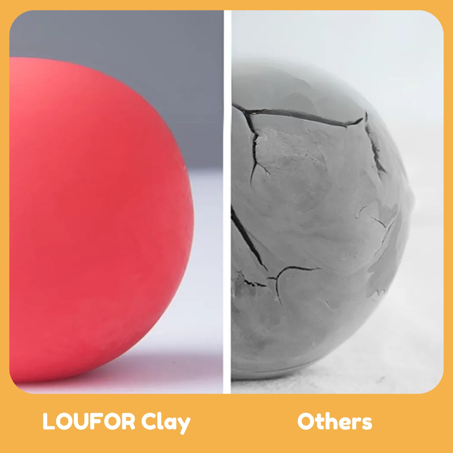 LOUFOR Air Dry Clay Kit twelve theme models inspire variety