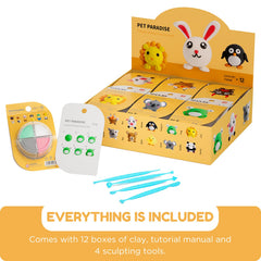 LOUFOR Air Dry Clay Kit safe non-toxic materials certified for kids