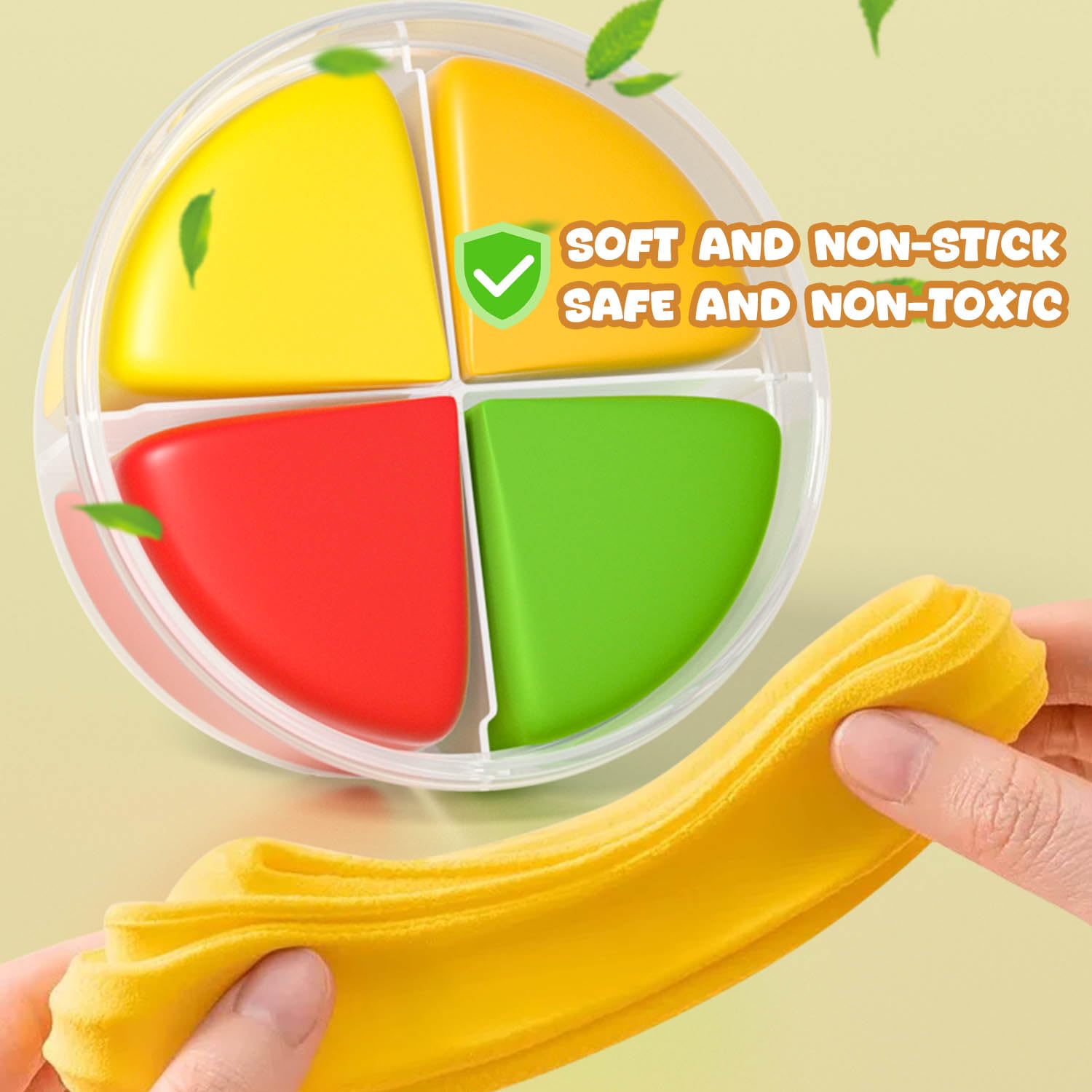 LOUFOR Air Dry Clay Kit comes in safe, non-toxic colors for classroom use