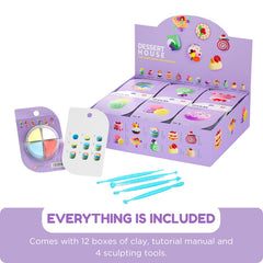 Family crafting time with air dry clay without baking