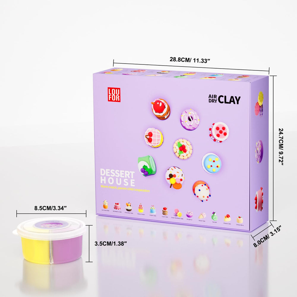 LOUFOR gift box clay kit suitable for birthdays and holidays
