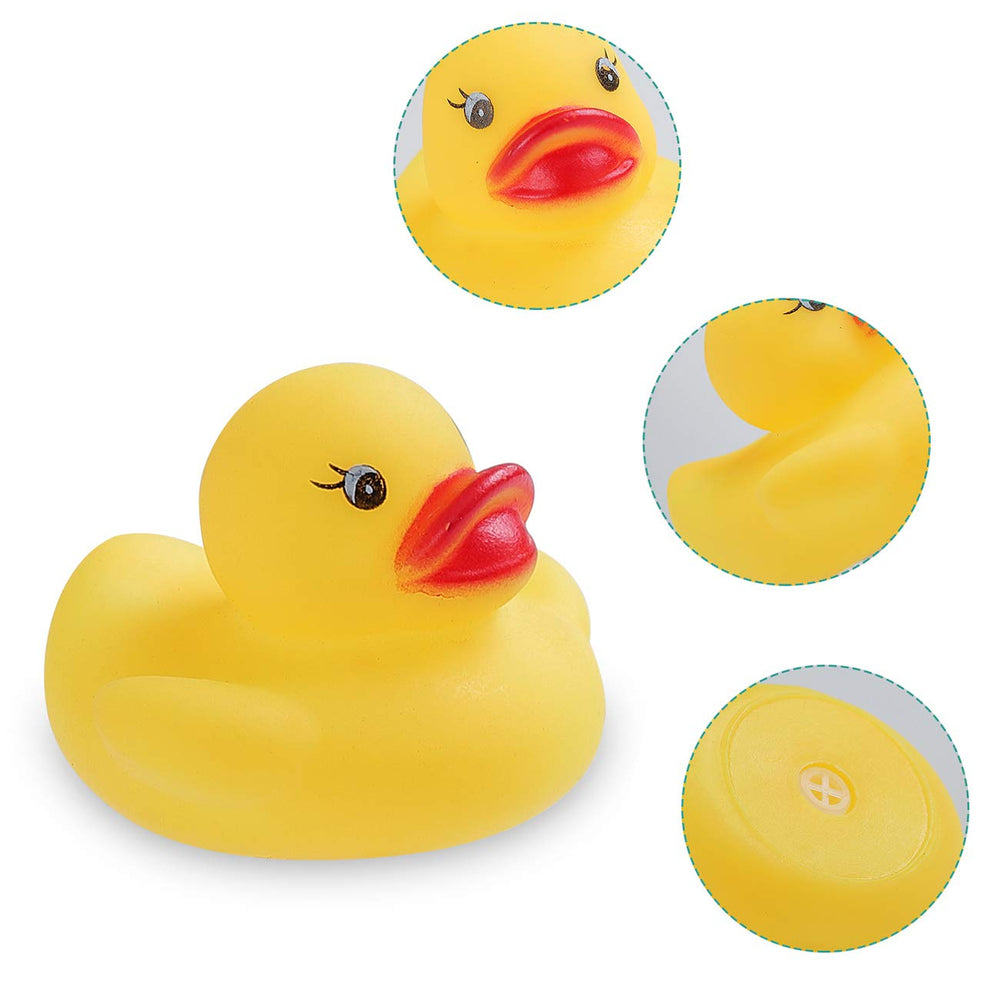 LOUHUA bright yellow ducks support color recognition and classroom activities.
