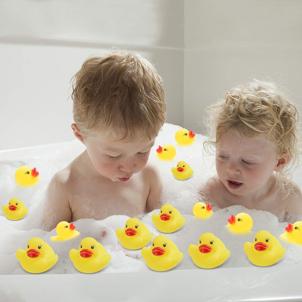 LOUHUA cute bath ducks brighten bath time and inspire imaginative play.