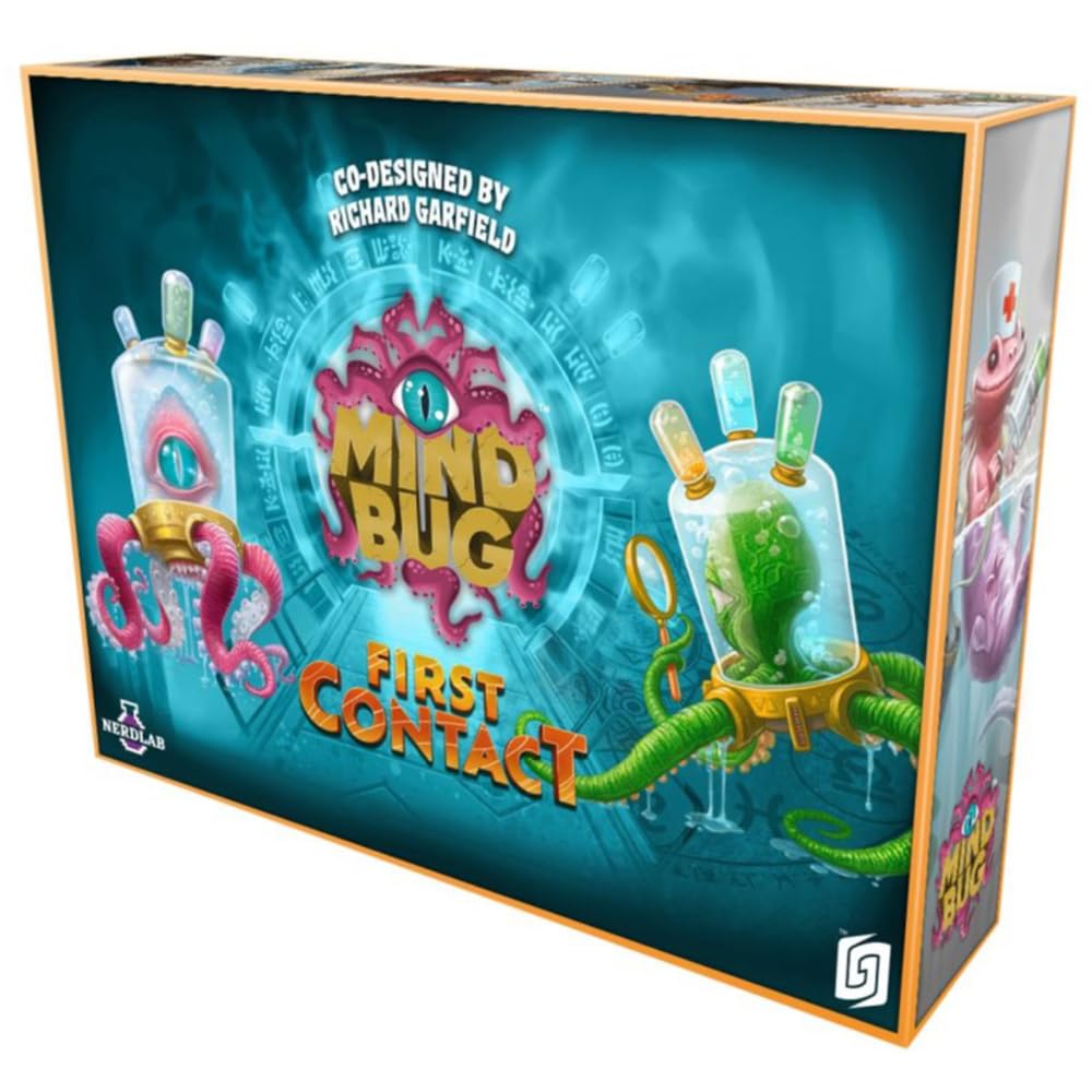 Loups Garous Mindbug First Contact box front for quick setup and family game night.