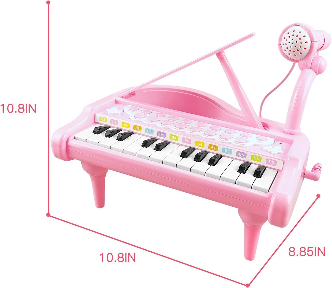 Love&Mini compact-size piano toy ideal for small spaces and travel