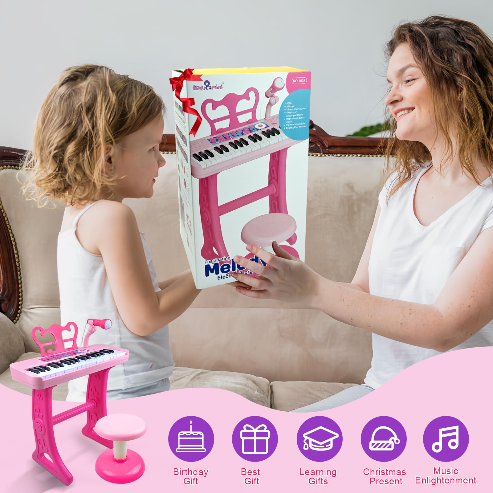 Love&Mini gift-ready musical toy for kids