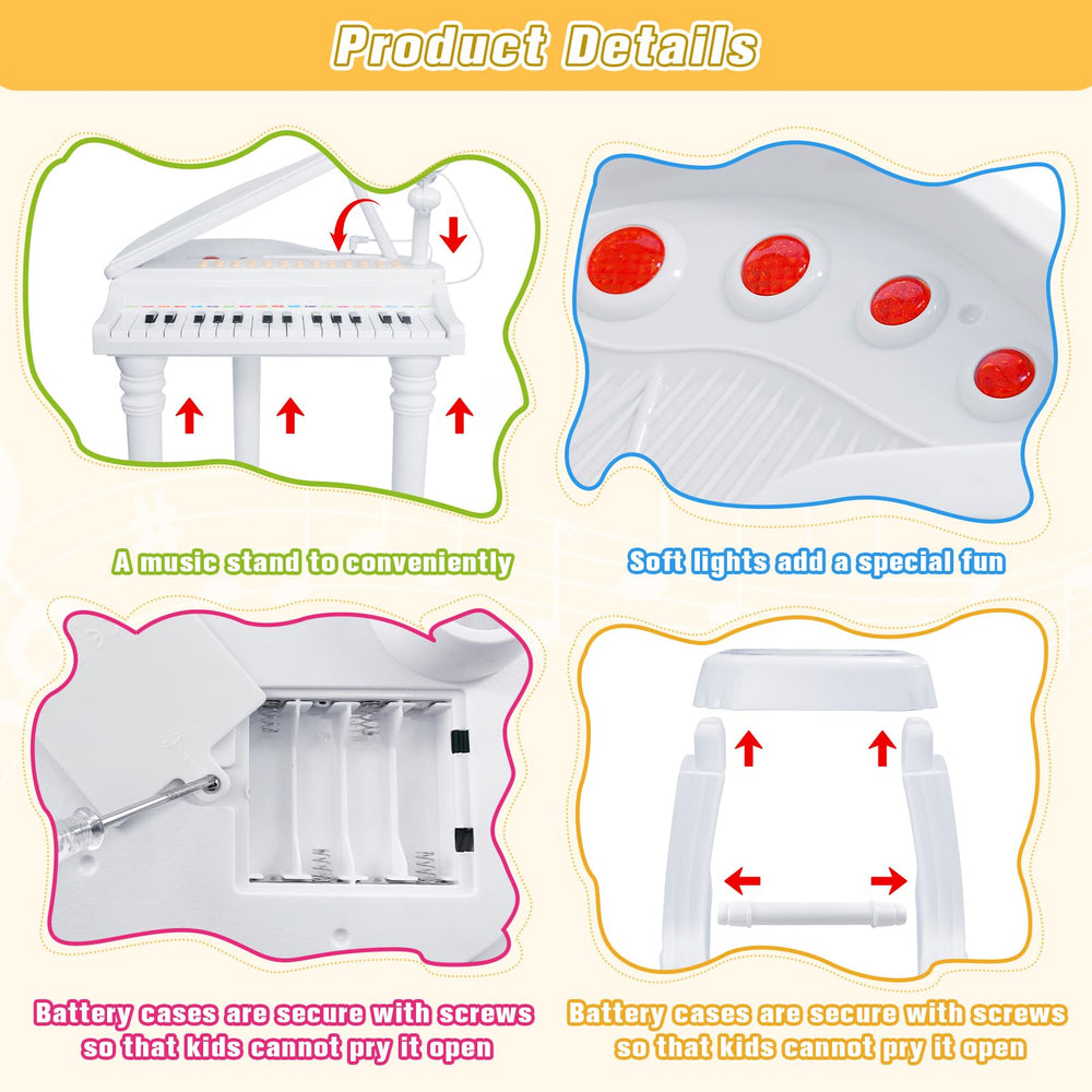 Love&Mini included stool for comfortable seating