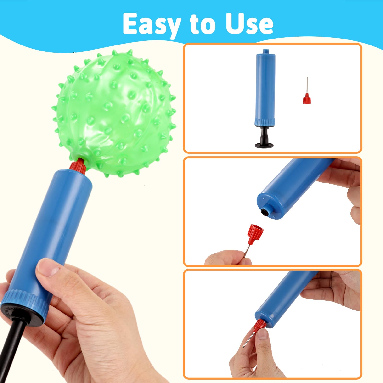 LOVEINUSA multicolor sensory balls make festive party favors and classroom rewards