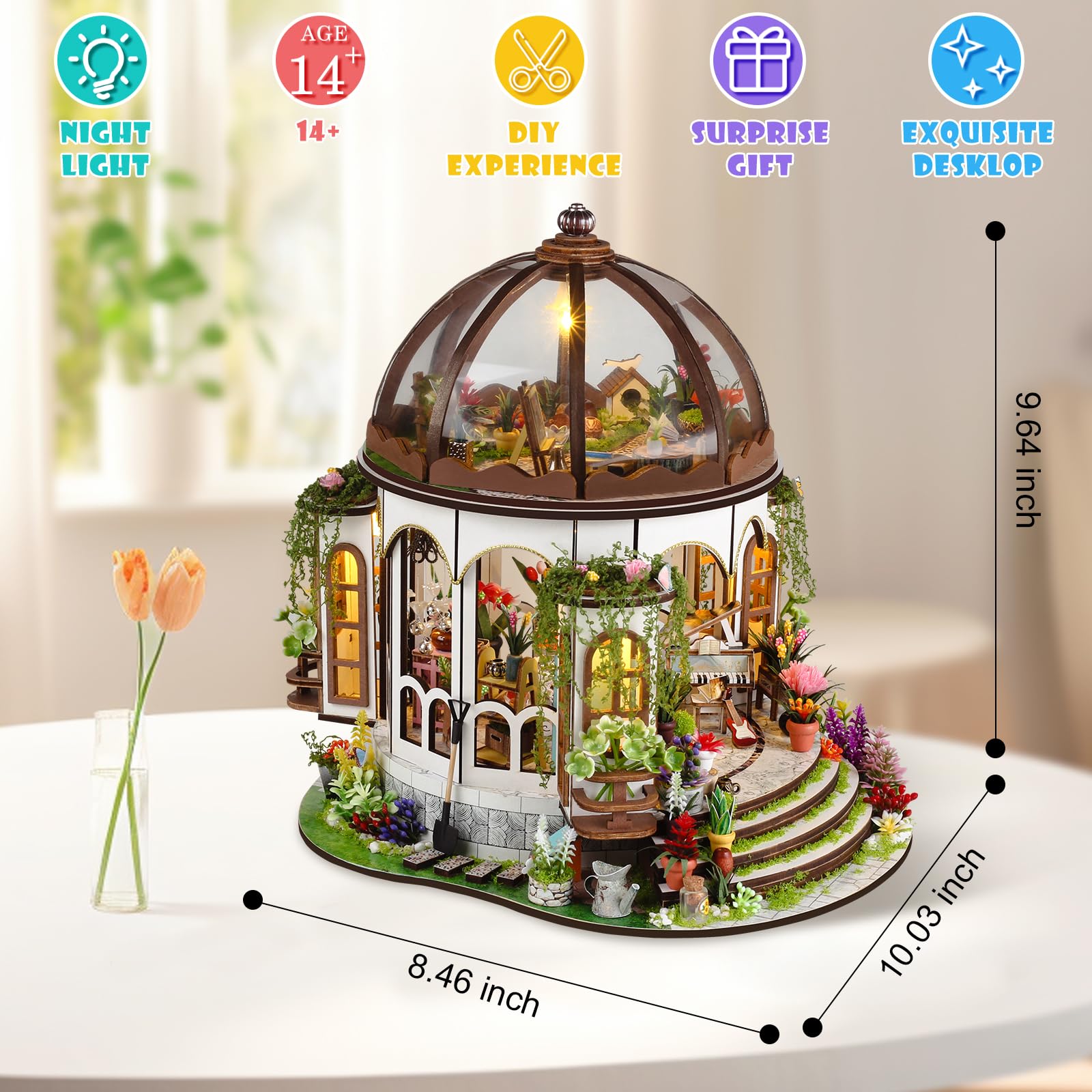 Lovelyhome illustrated instructions guide assembly and keep you organized during the build.
