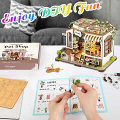Lovelyhome English instruction with numbered pieces for easy building