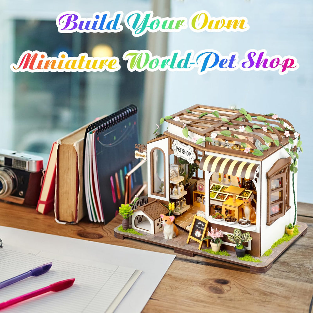 Lovelyhome puppies and kittens mini figures to boost storytelling play