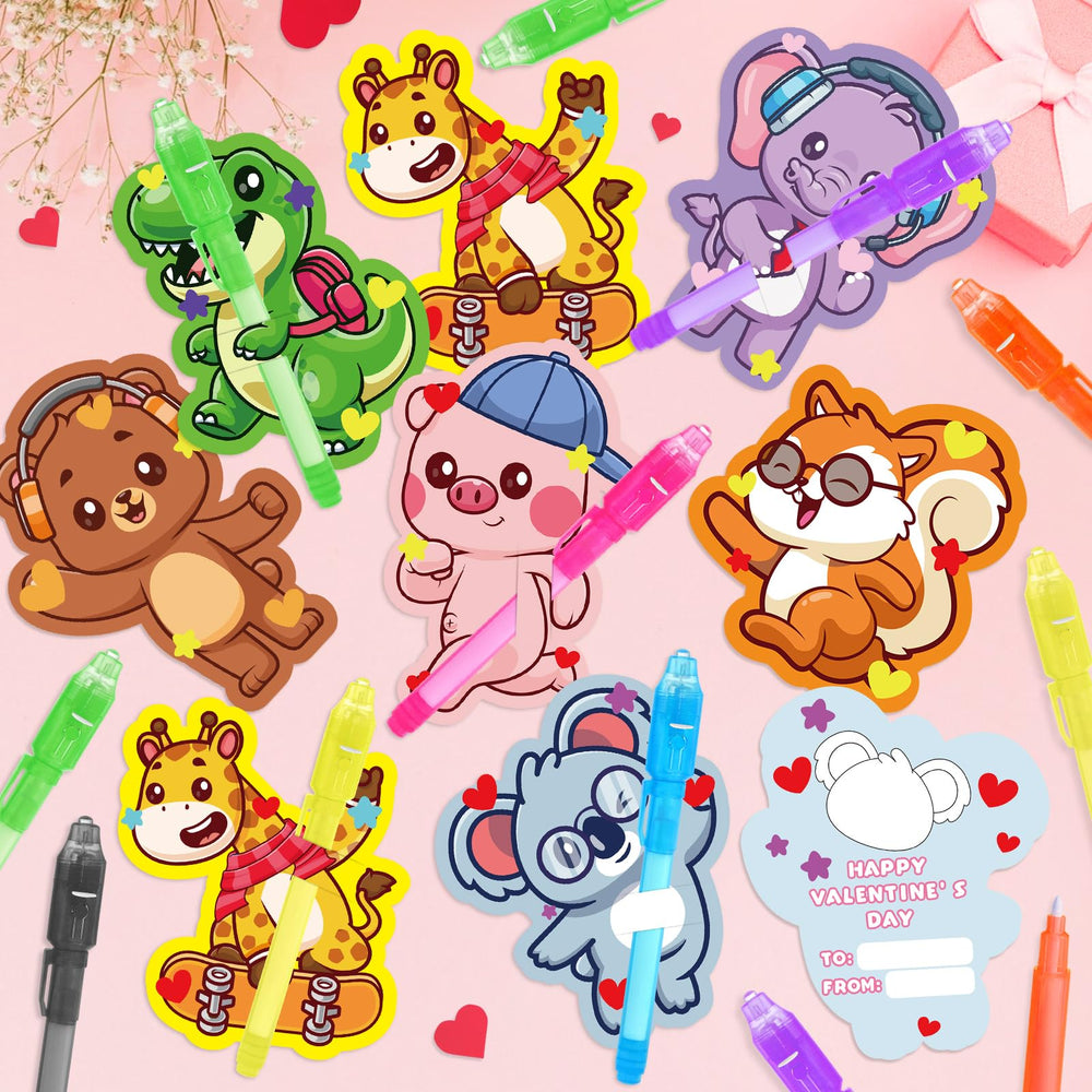 LovelyJn UV light pen reveals hidden messages on Valentines cards