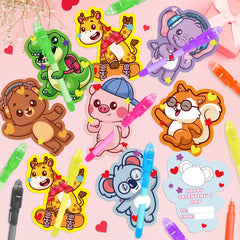 LovelyJn UV light pen reveals hidden messages on Valentines cards