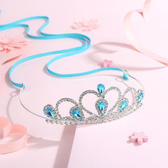 Lovelyshop Princess Tiara Crown heart accents enhance pretend play moments.