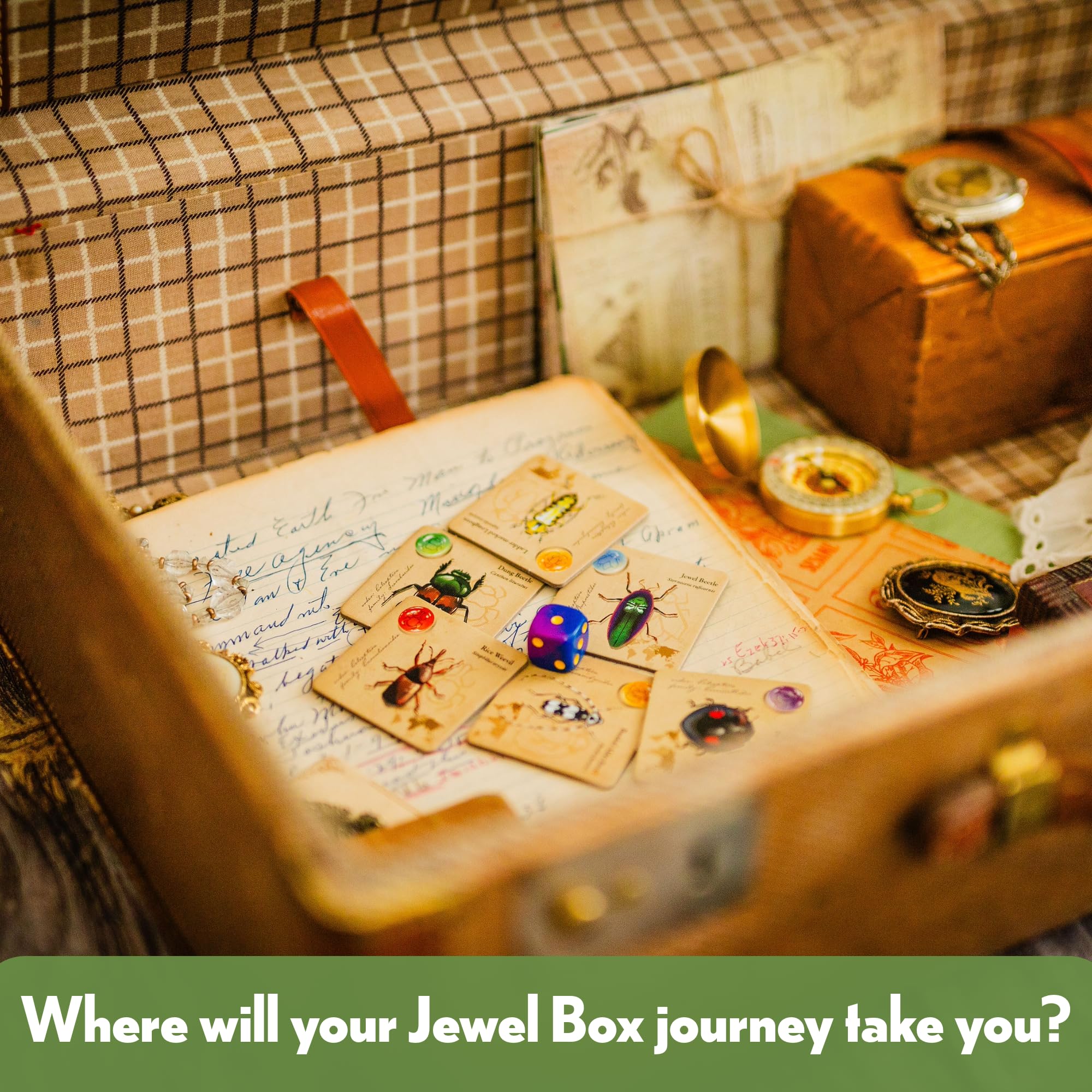 Solo play setup of Jewel Box for independent practice and puzzle work.