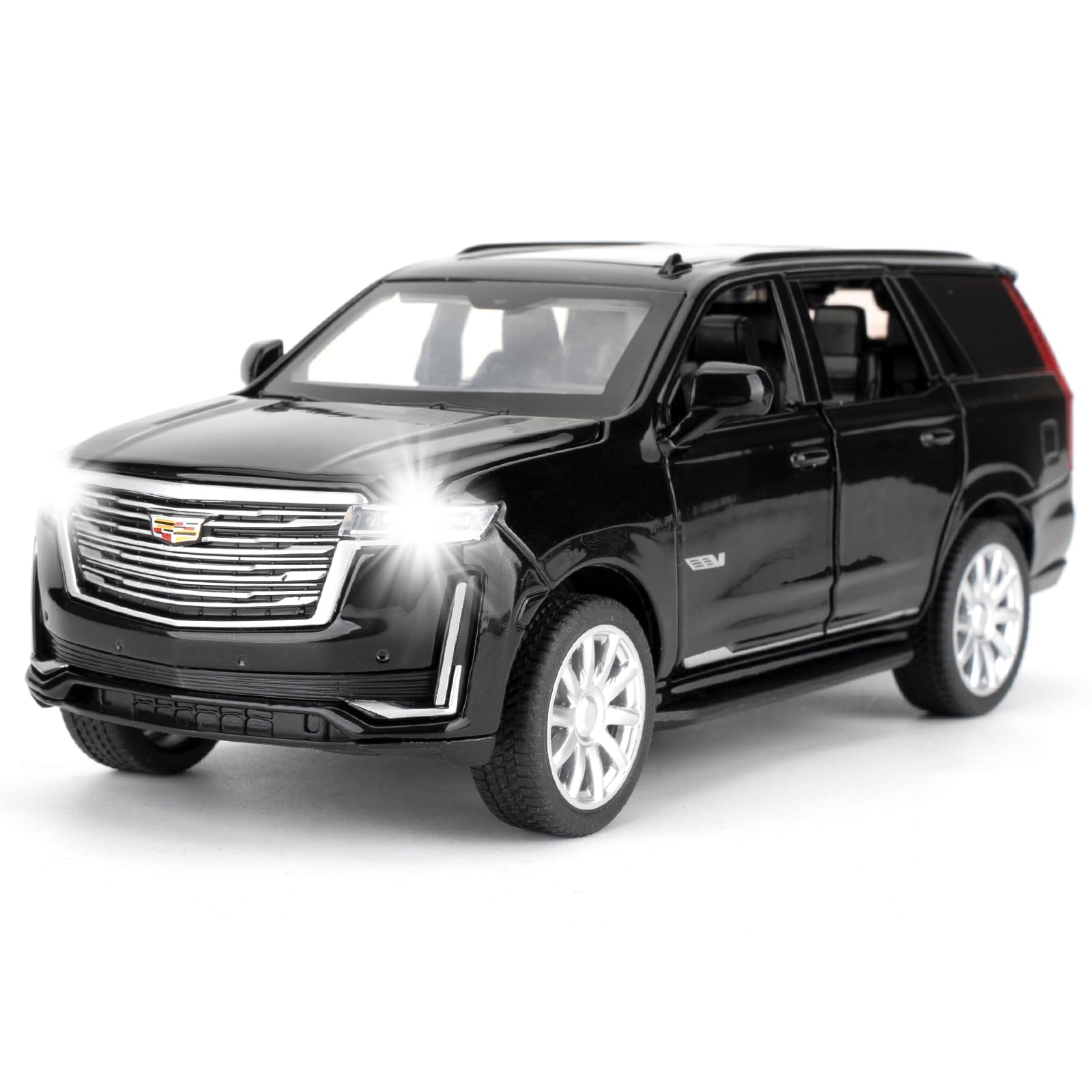 LOVEPOSELY Escalade 1:32 scale model with pull-back action and zinc alloy body for a premium display