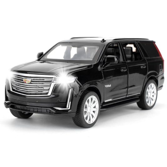 LOVEPOSELY Escalade 1:32 scale model with pull-back action and zinc alloy body for a premium display