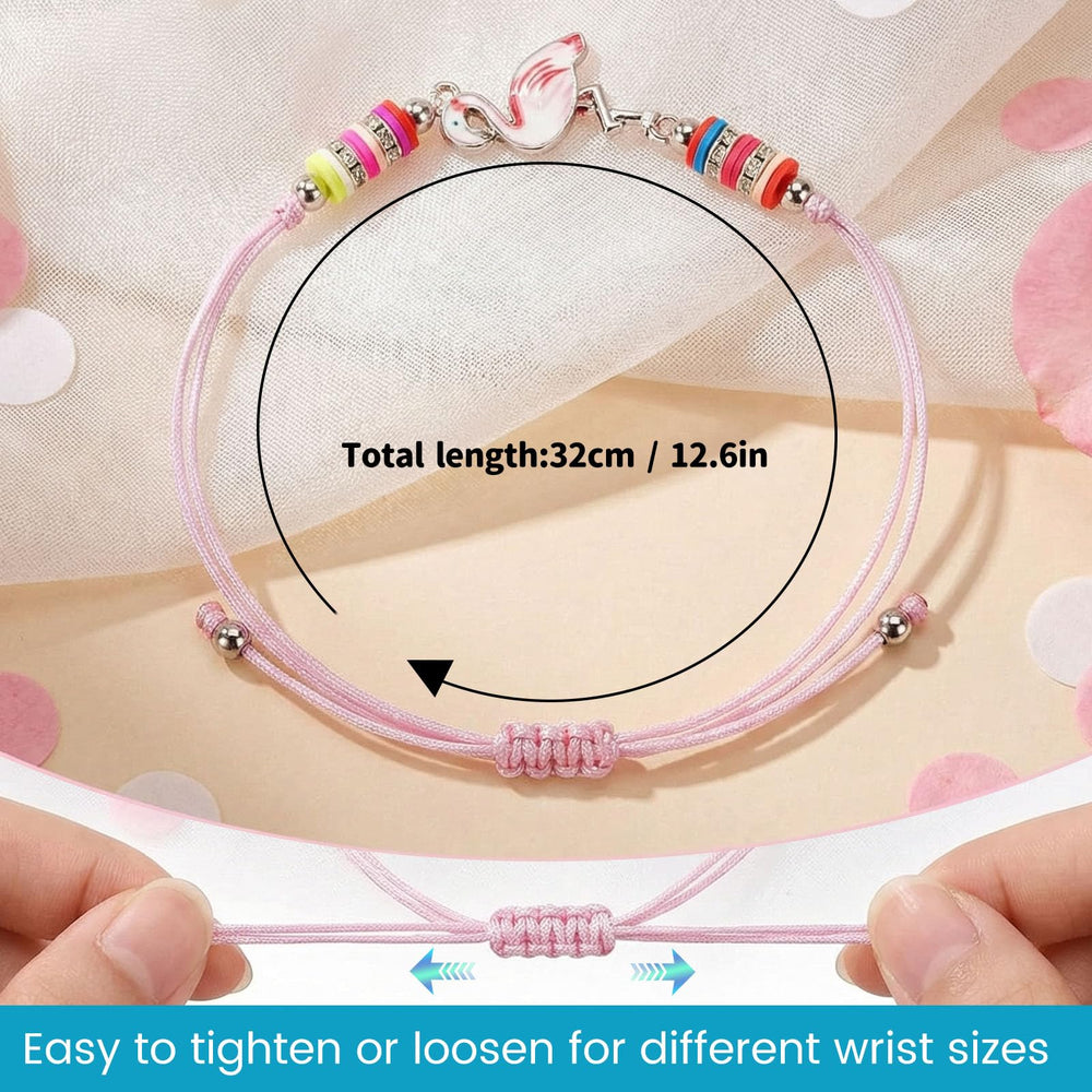 LovesTown adjustable kid bracelets fit most children's wrists.