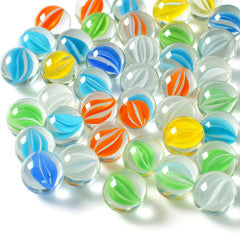 LovesTown cat-eye glass marbles in bright colors for lively play and creative learning.