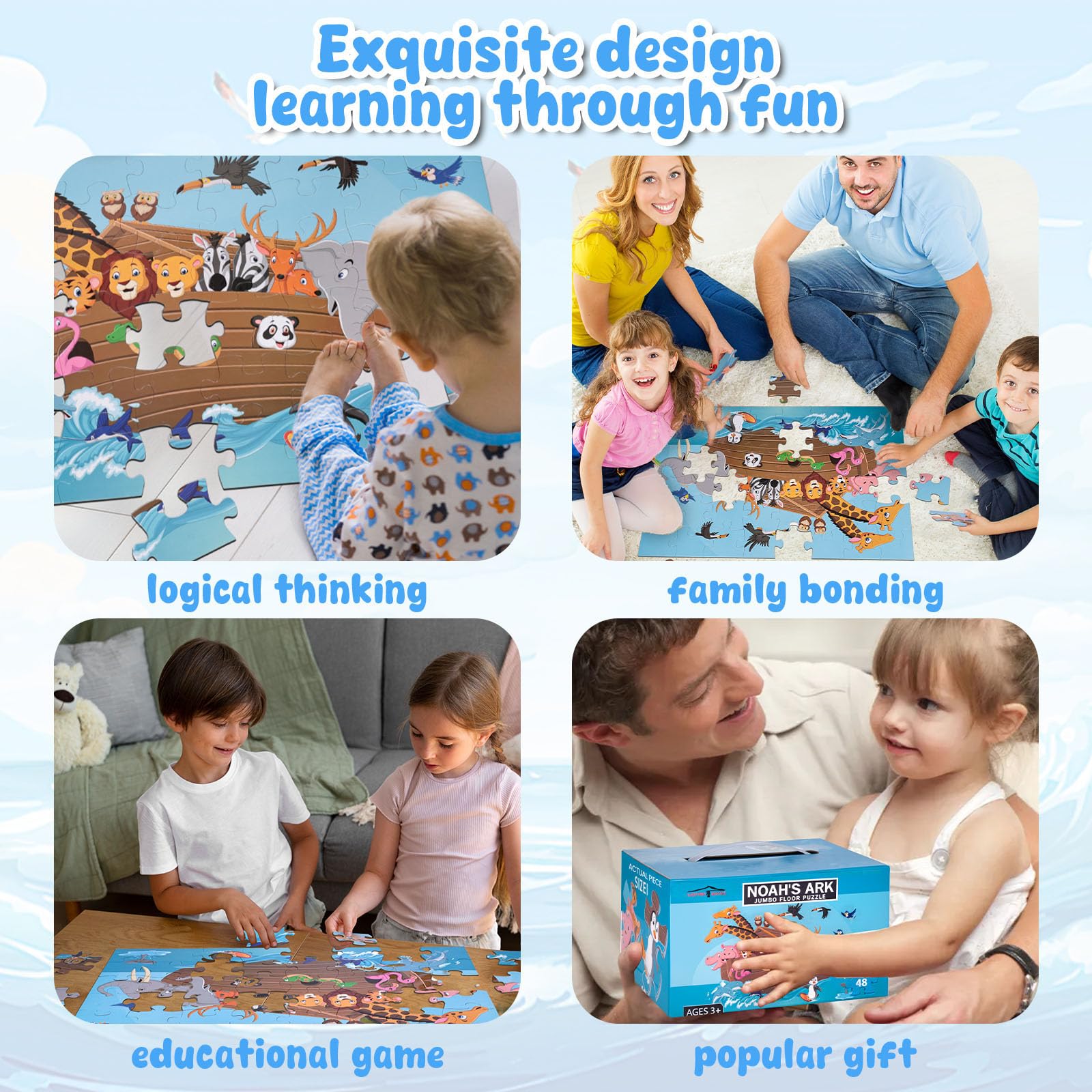 LovesTown complete-size puzzle: a versatile floor setup for group play or quiet time.