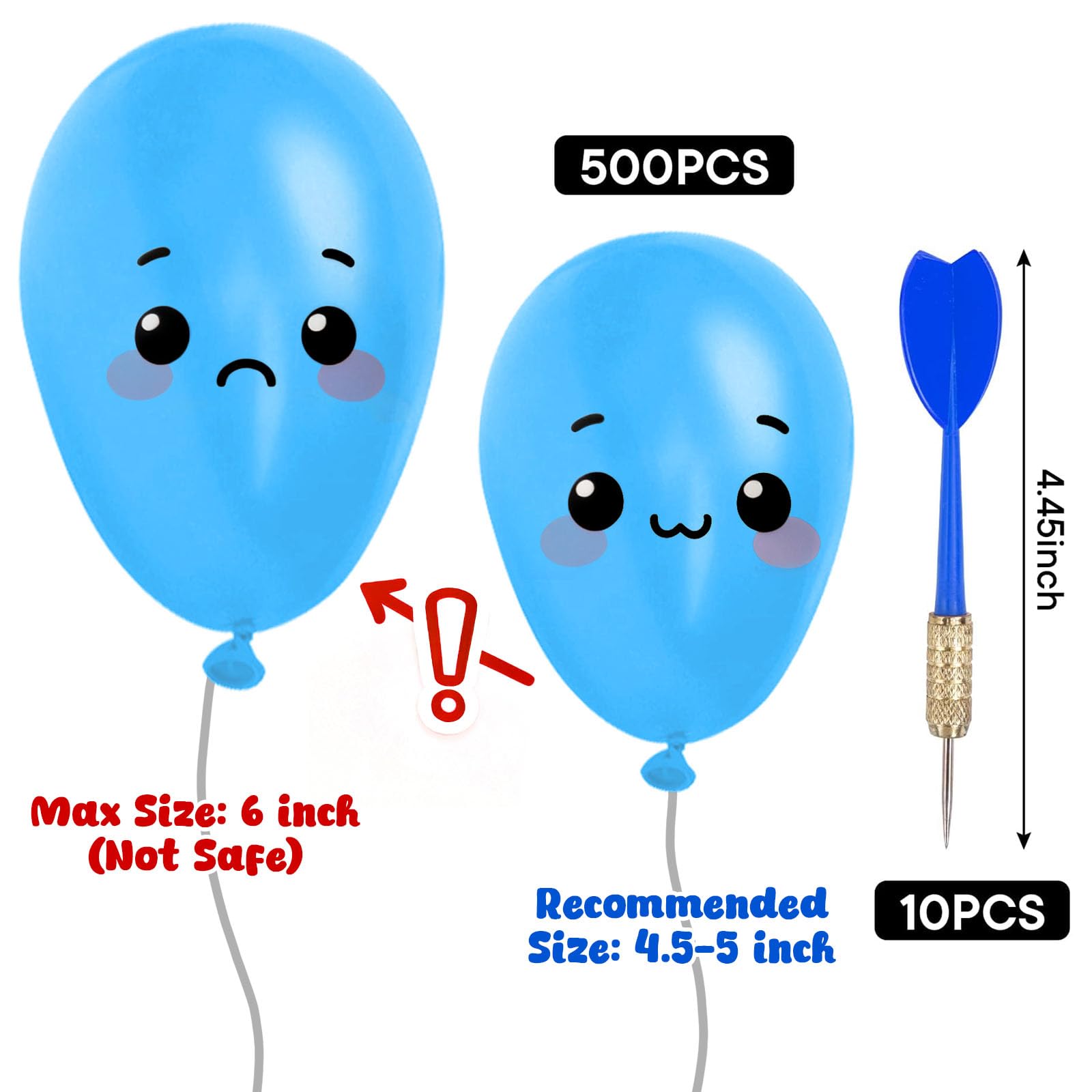 LovesTown Dart Balloon Game Set backyard play with 500 balloons