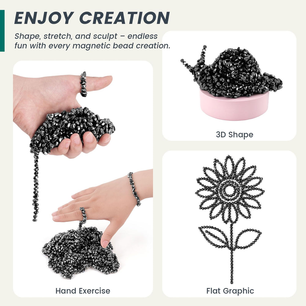 LovesTown DIY magnetic shapes using strong magnets for creativity.