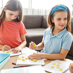 LovesTown emoticon erasers for party favors and classroom fun.
