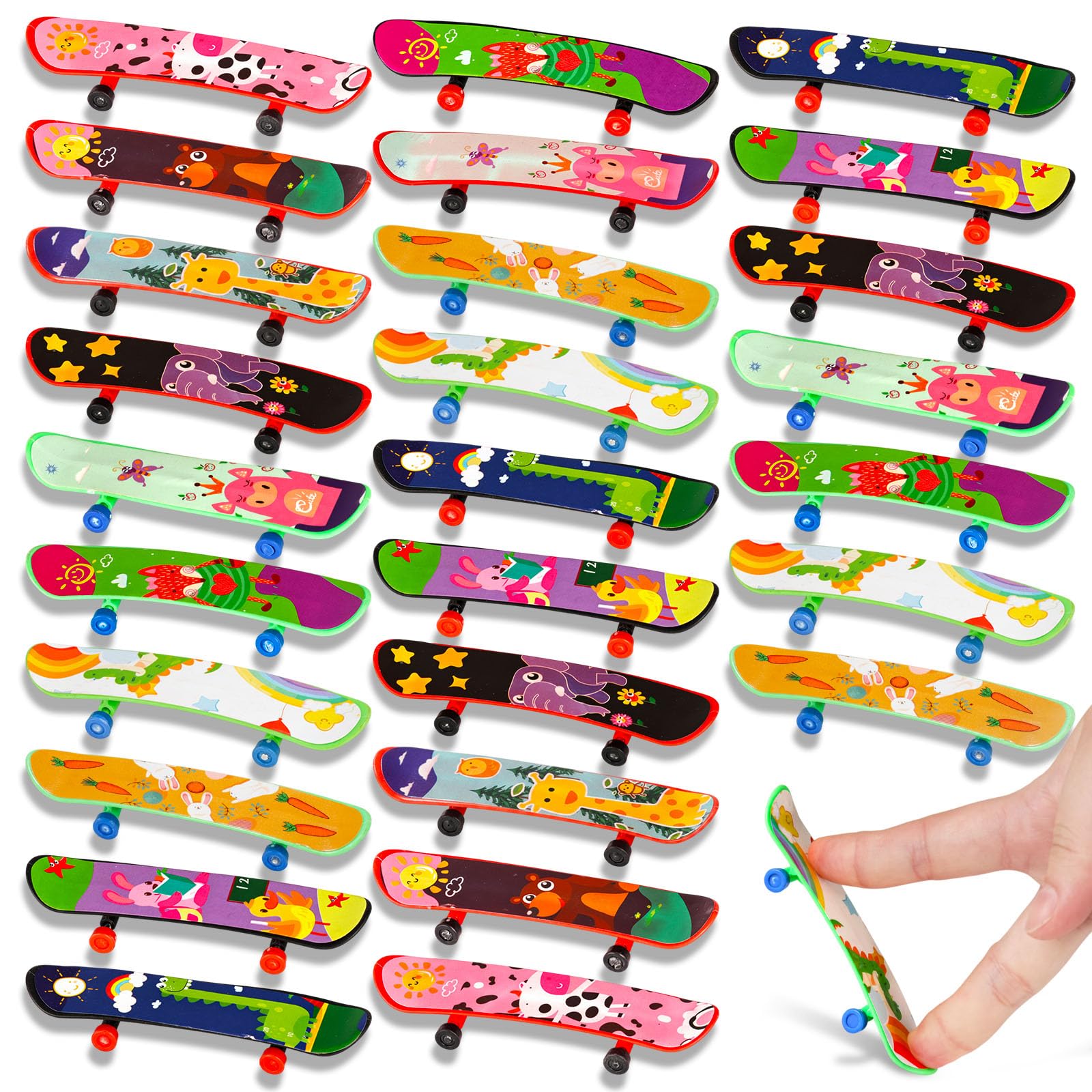 LovesTown finger skateboards collection: 50 pieces for shared play and trading.