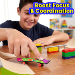 LovesTown finger skateboards made from durable polypropylene for long-lasting play.