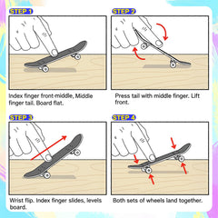 LovesTown finger skateboards small 3-7in size fits tiny hands.