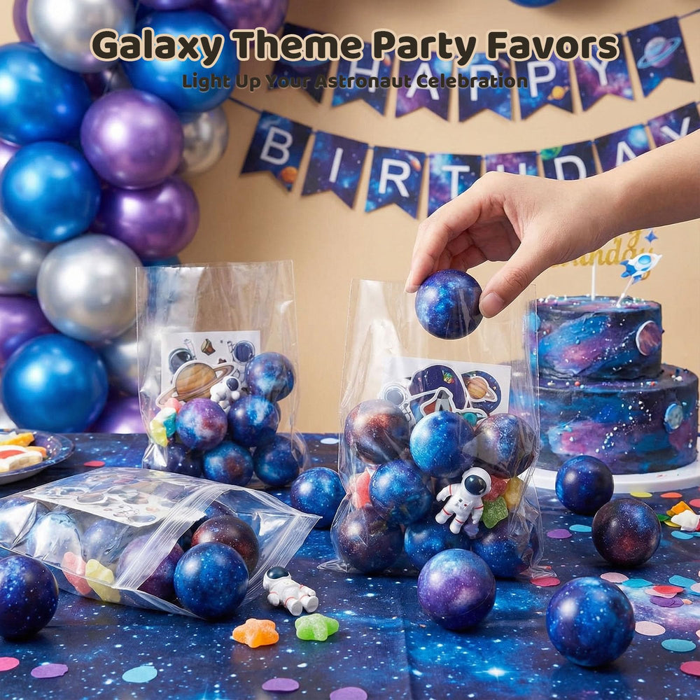 LovesTown Galaxy Stress Balls are foam-based, soft, and quick to rebound for everyday use.
