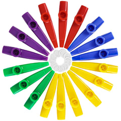 LovesTown Kazoo 18-piece set in bright colors sparks classroom or party fun.