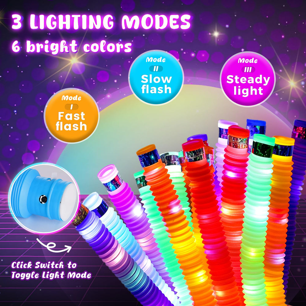 LovesTown LED bulbs offer three modes for versatile glow effects.